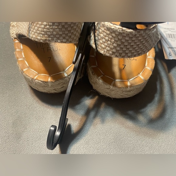 Time and Tru Women's Navy and White Espadrilles! Size 7! NWT! - Picture 7 of 8